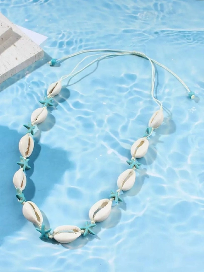Ayollar qobiqli choker marjonlarni, o‘lchami sozlanadigan - 