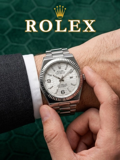 Мужские часы Rolex, мужские часы с кварцевым механизмом, в подарочной коробке — WTCLINE-ROLEXNEW1-СЛНКОСТ