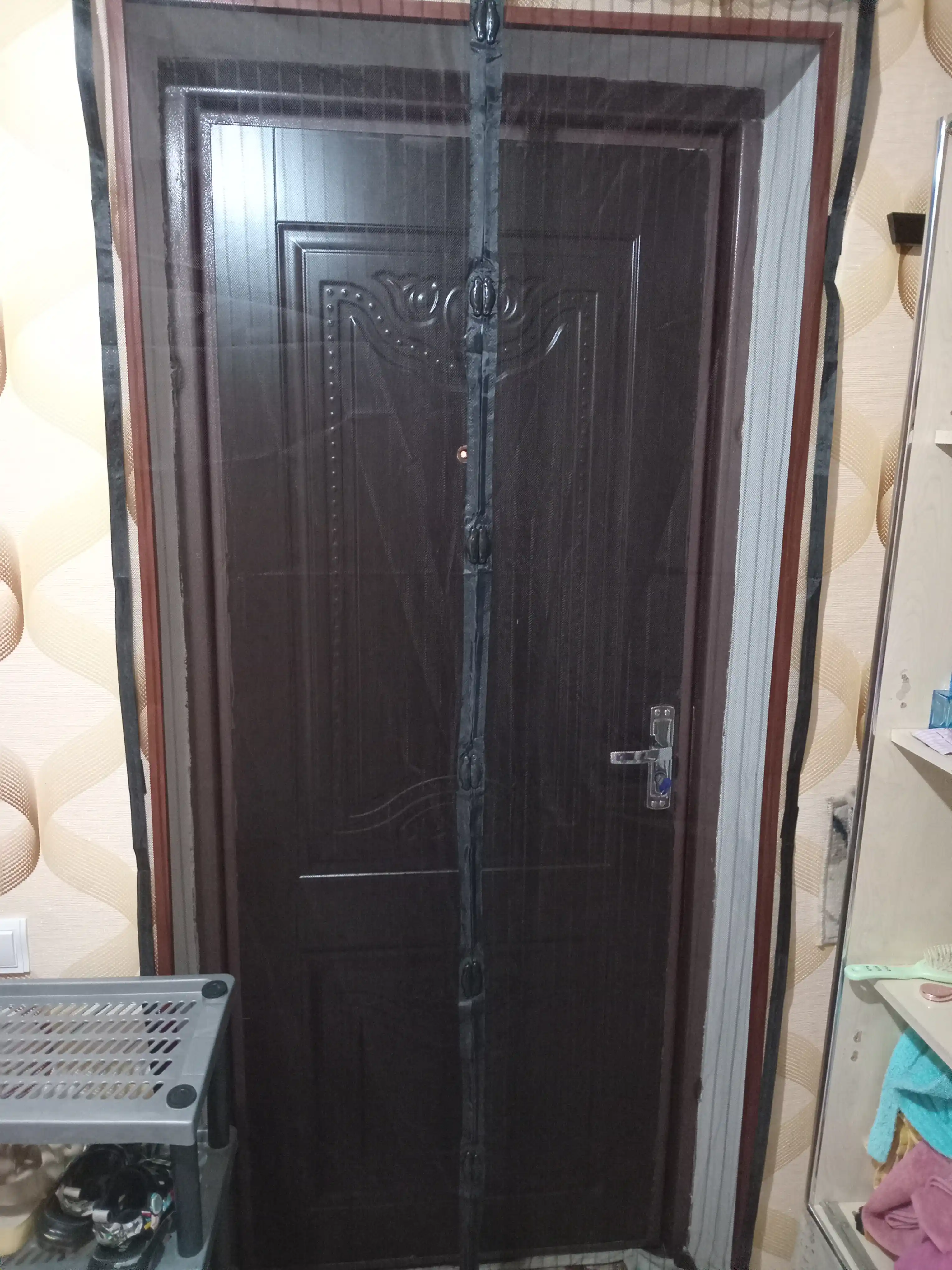 Chang va hasharotlardan himoya qiluvchi magnitli eshik chivin to‘ri, 90x210,100x210,120x210