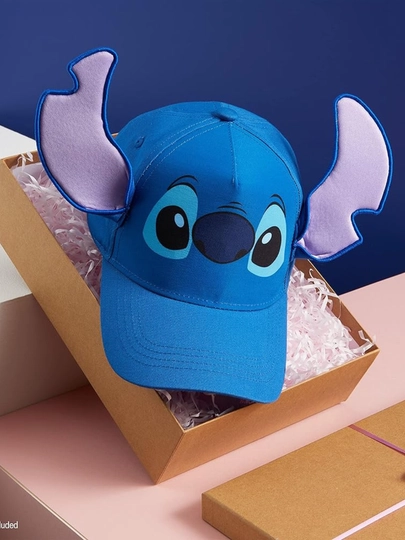 Подарок на праздник Кепка Stitch детская с ушками