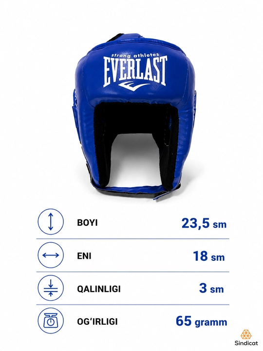 Boks, MMA va jang san’atining barcha turlari uchun shlemlar, o‘lchamlari: universal