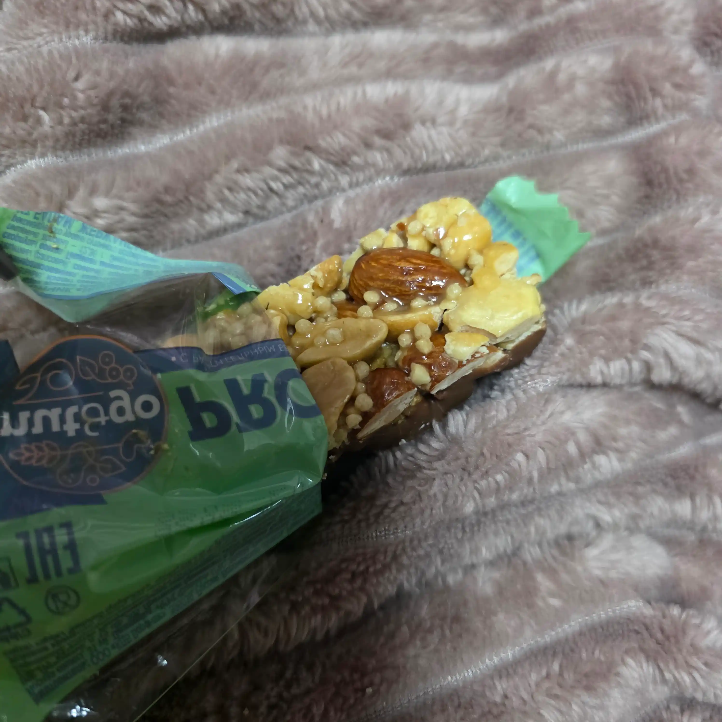 Protein Nut&Go протеиновый батончик, миндаль, арахис и арахисовая паста, 18 шт