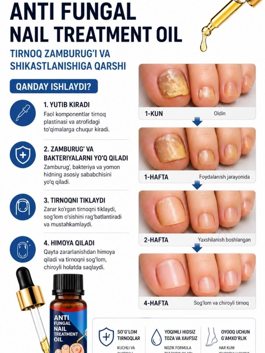 Масло от грибка ногтей JAYSUING Anti Paronychia Relief Oil, 10 мл
