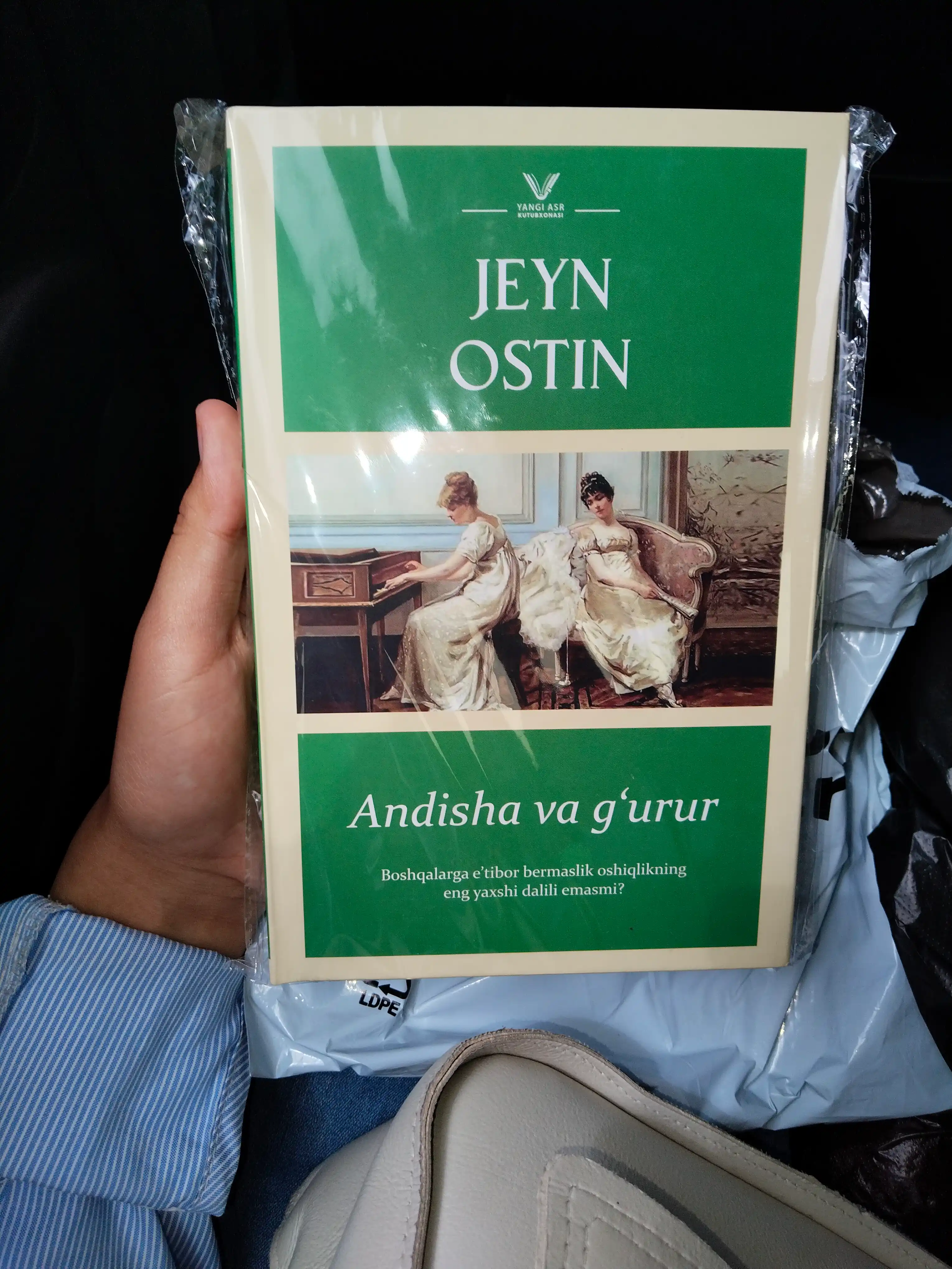 Andisha va g'urur - Jeyn Ostin Qattiq muqova