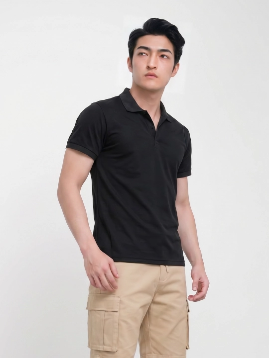 TERRA PRO Erkaklar polosi, kalta yengli SS23CA2N-17-12279
