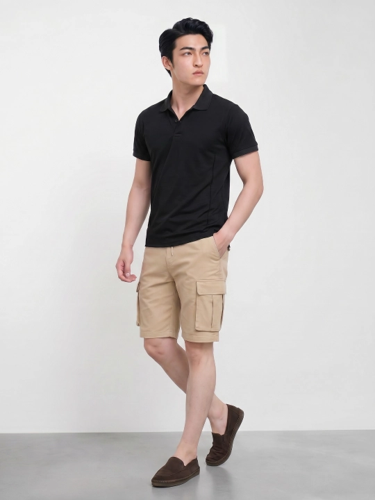 TERRA PRO Erkaklar polosi, kalta yengli SS23CA2N-17-12279