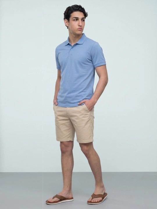 TERRA PRO Erkaklar polosi, kalta yengli SS23CA2N-17-12279