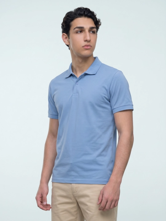 TERRA PRO Erkaklar polosi, kalta yengli SS23CA2N-17-12279
