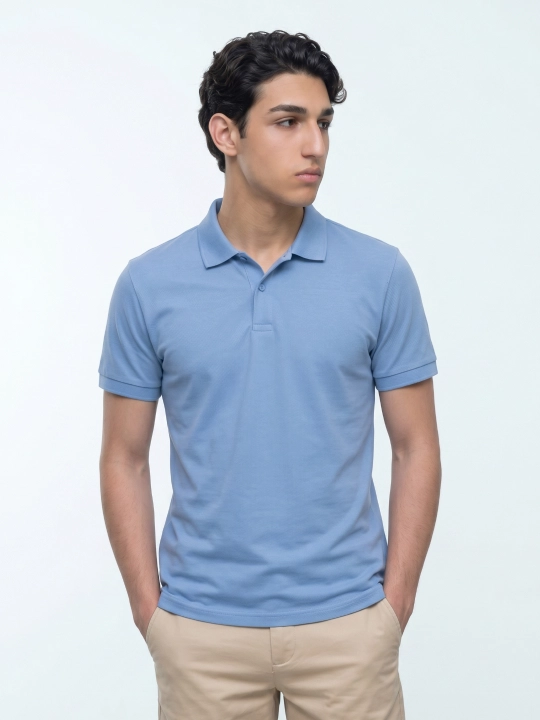 TERRA PRO Erkaklar polosi, kalta yengli SS23CA2N-17-12279