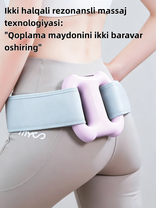 Ikki halqali massajyor – zaryadlanuvchi, tebranuvchi, mini, yoga uchun