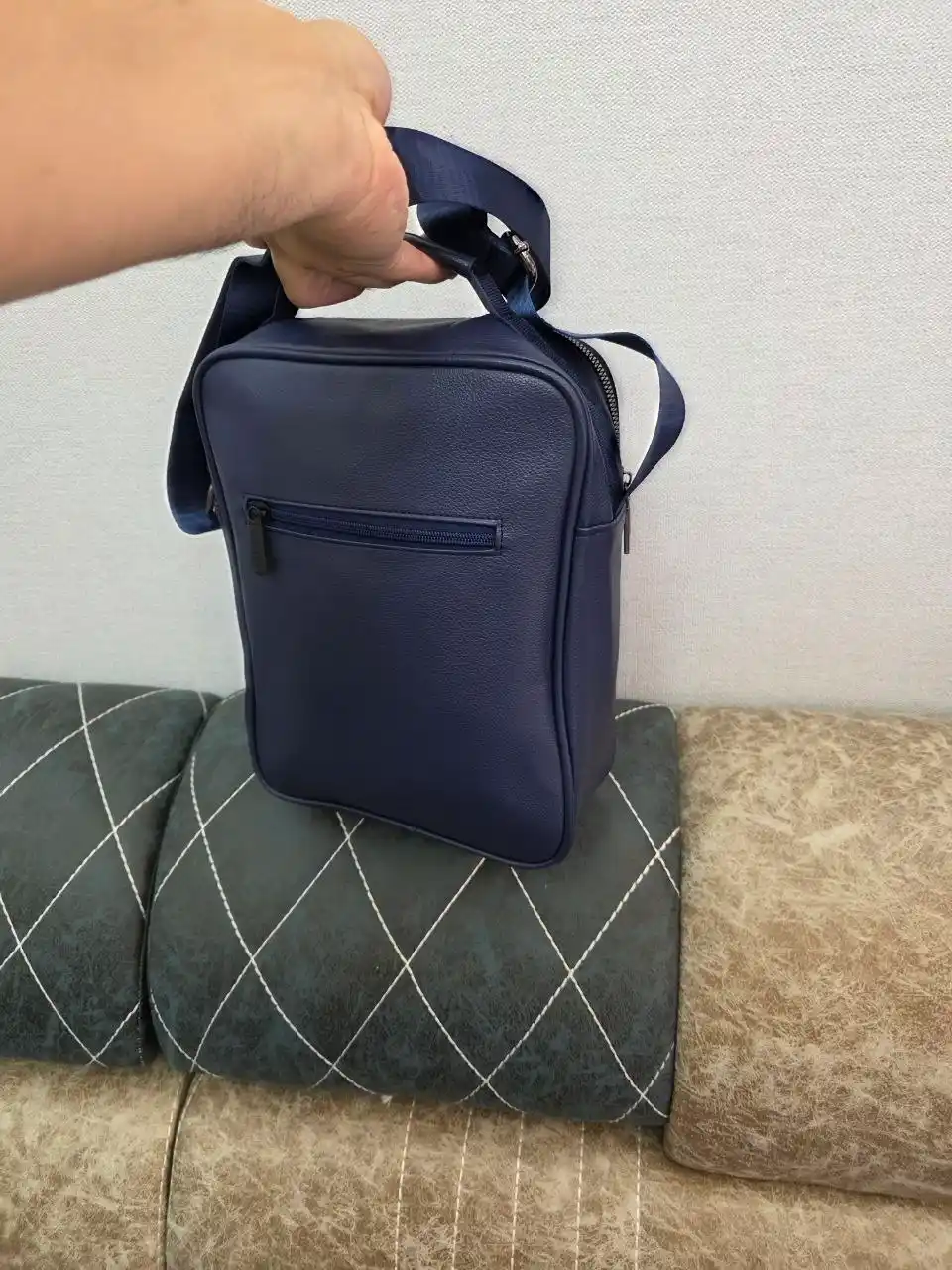 Сумка барсетка для мужчин, через плечо, из эко-кожи, размеры 30x24 см