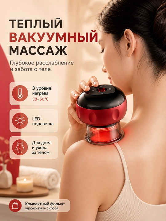Uyda parvarish qilish uchun 6 darajali, isitish va LED bilan elektr vakuumli banka