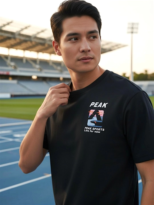 PEAK SPORT erkaklar sport futbolkasi