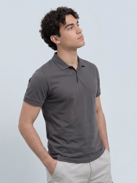 TERRA PRO Erkaklar polosi, kalta yengli SS23CA2N-17-12279