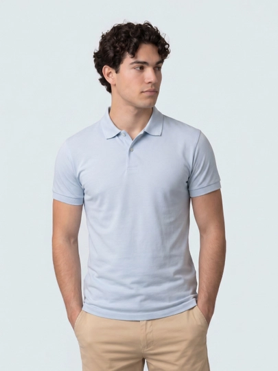 TERRA PRO Erkaklar polosi, kalta yengli SS23CA2N-17-12279