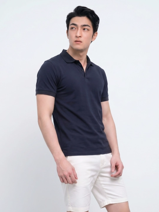 TERRA PRO Erkaklar polosi, kalta yengli SS23CA2N-17-12279