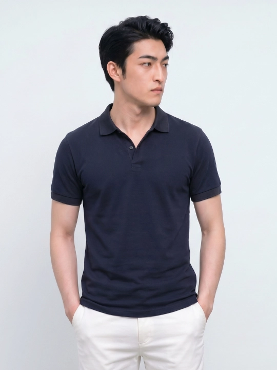 TERRA PRO Erkaklar polosi, kalta yengli SS23CA2N-17-12279