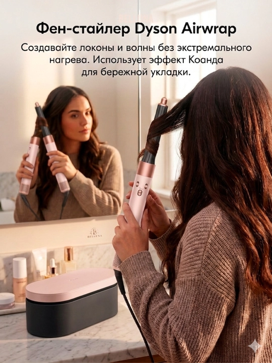 Профессиональный фен для волос Dyson Multi-Styler для завивки, сушки и выпрямления волос