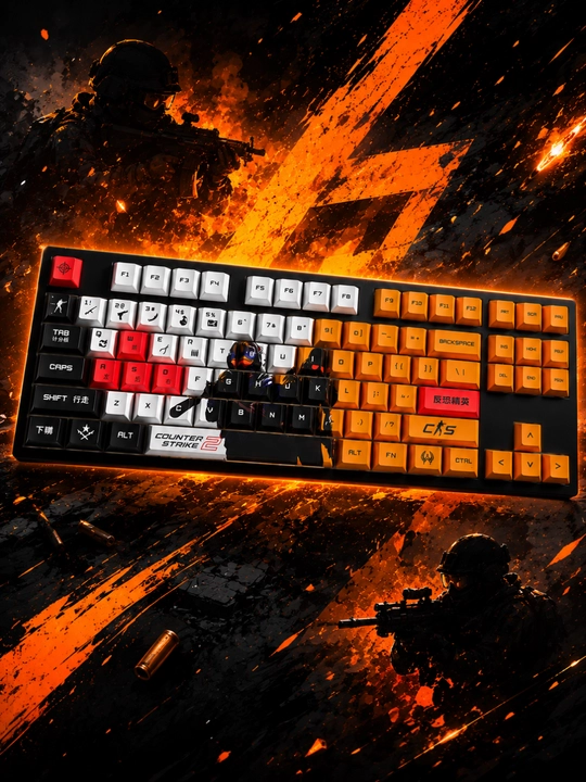 Кейкапы в стиле CS:GO — прокачай свою клавиатуру, как инвентарь