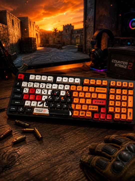 Кейкапы в стиле CS:GO — прокачай свою клавиатуру, как инвентарь