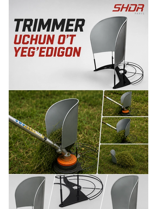 Trimmer uchun o‘t yig‘adigan moslama - 