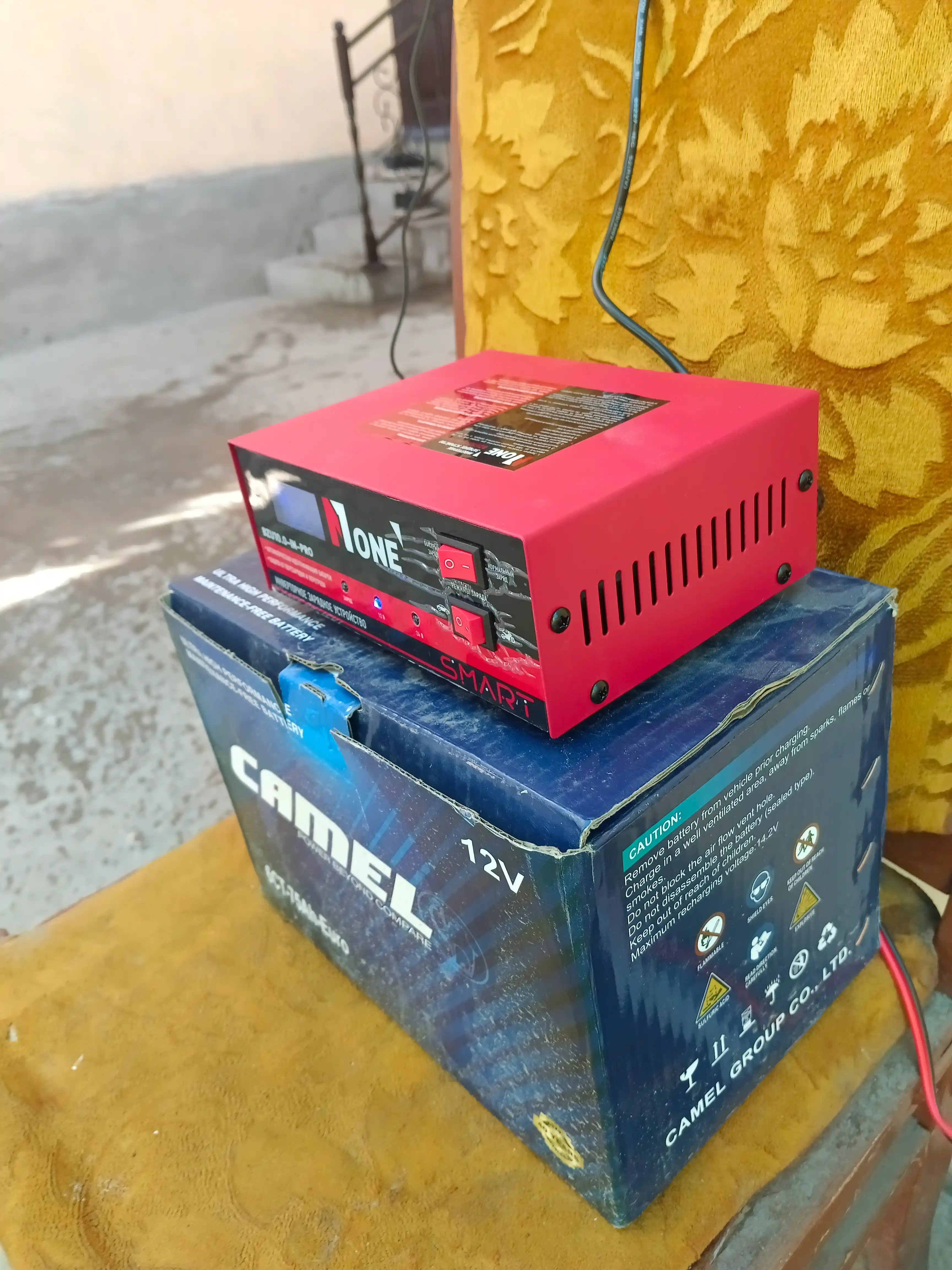 Avtomobil zaryadlovchi, Akkumulyator, BZU10.0-IN-PRO, 12/24 V, chiqish oqimi 10 А