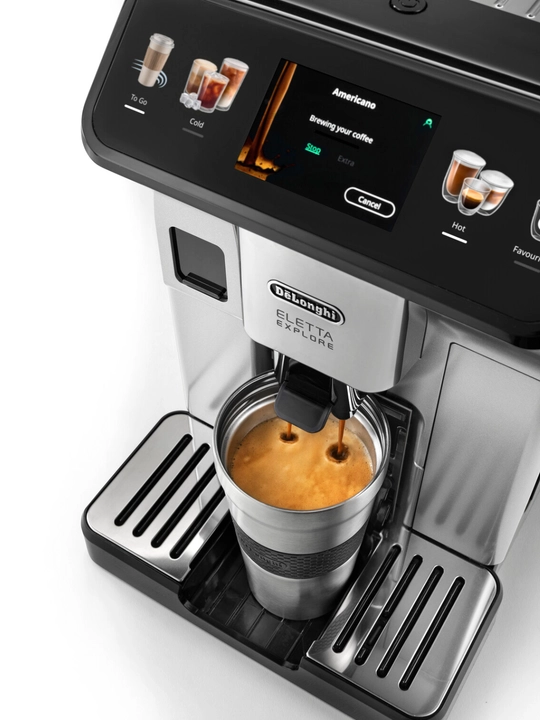Кофемашина DeLonghi Eletta Explore ECAM450.65.S, 1450 Вт, 1.8 л