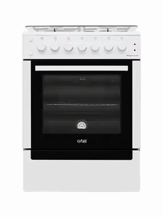 Artel Milagro 02-K CHU Inox gaz-elektr plita, 4 konforka, 65L duxovka - 