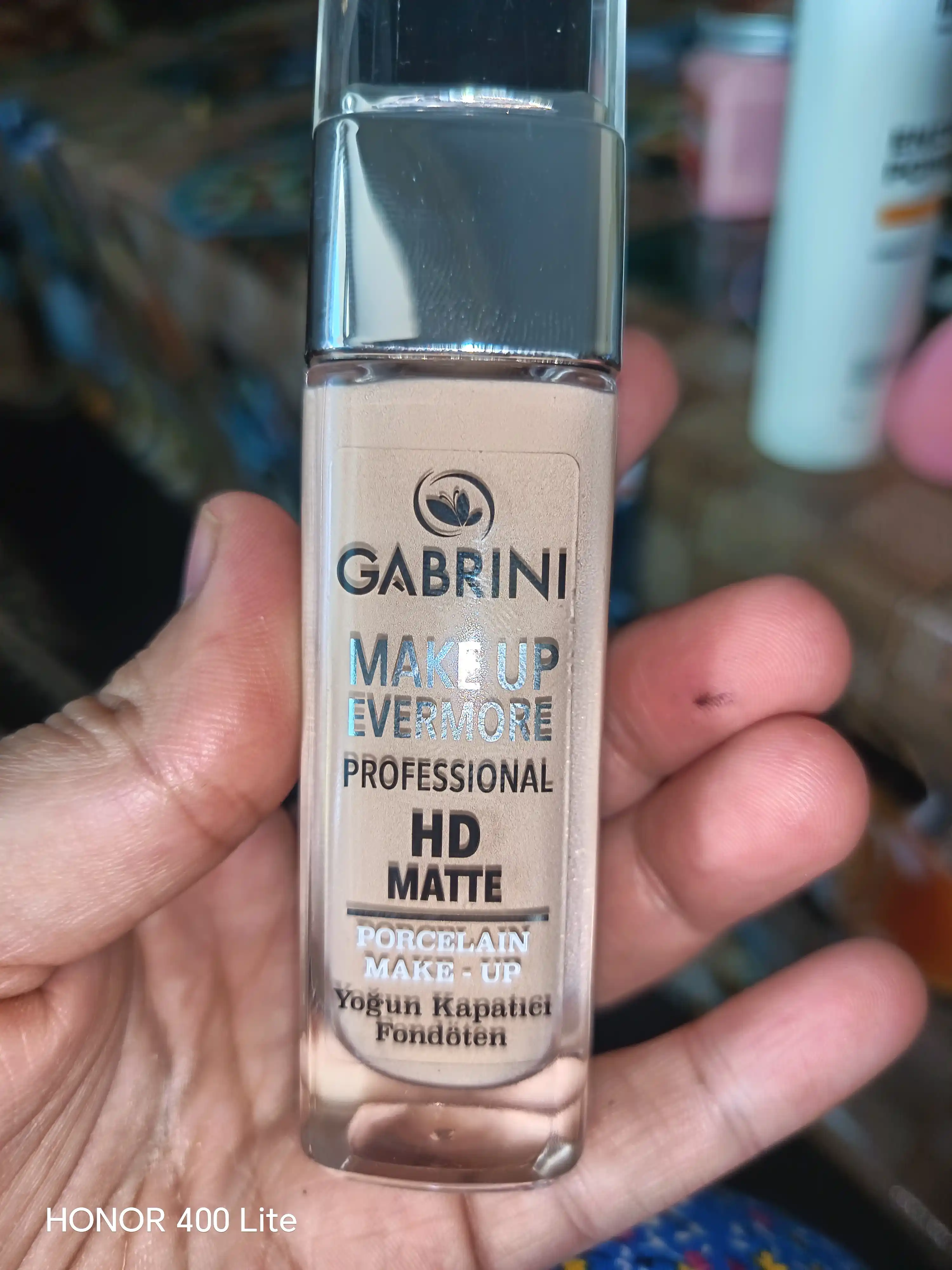 Gabrini Tonal kremi, HD Matte Make Up Evermore, xira, 30 ml