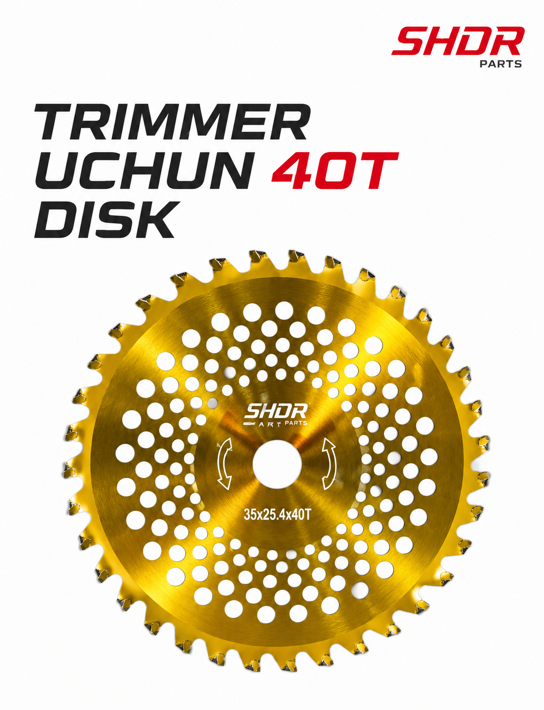 Trimmer uchun 40T kosasimon disk - 