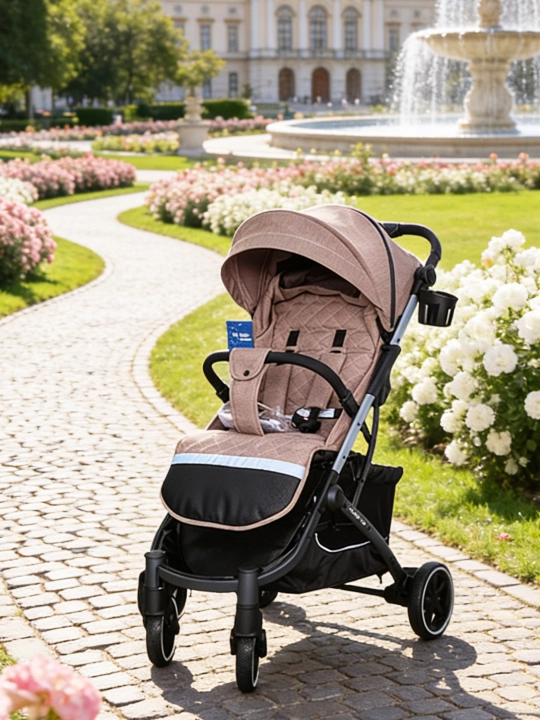 Butun mavsum aravacha, 0–36 oy, 25 kg, ikki tomonga, stakan joyi, katta savat