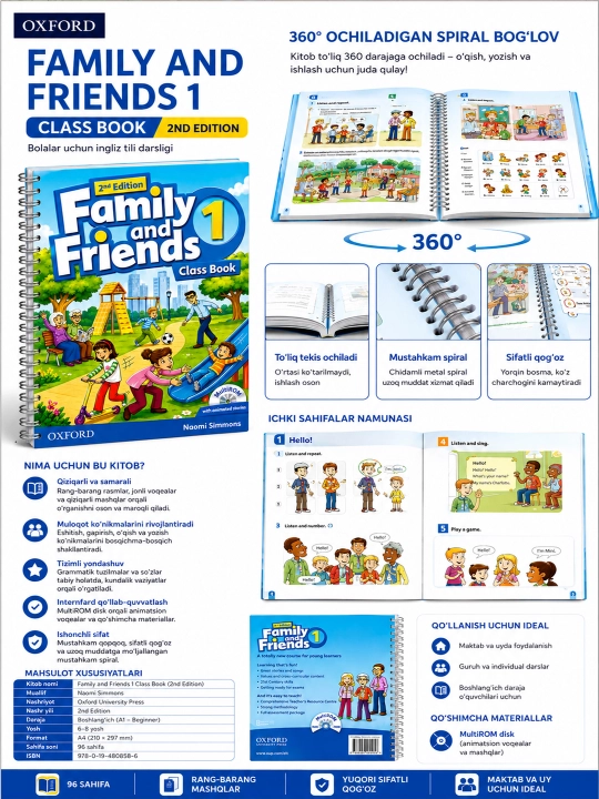 Family and friends a4 formatda