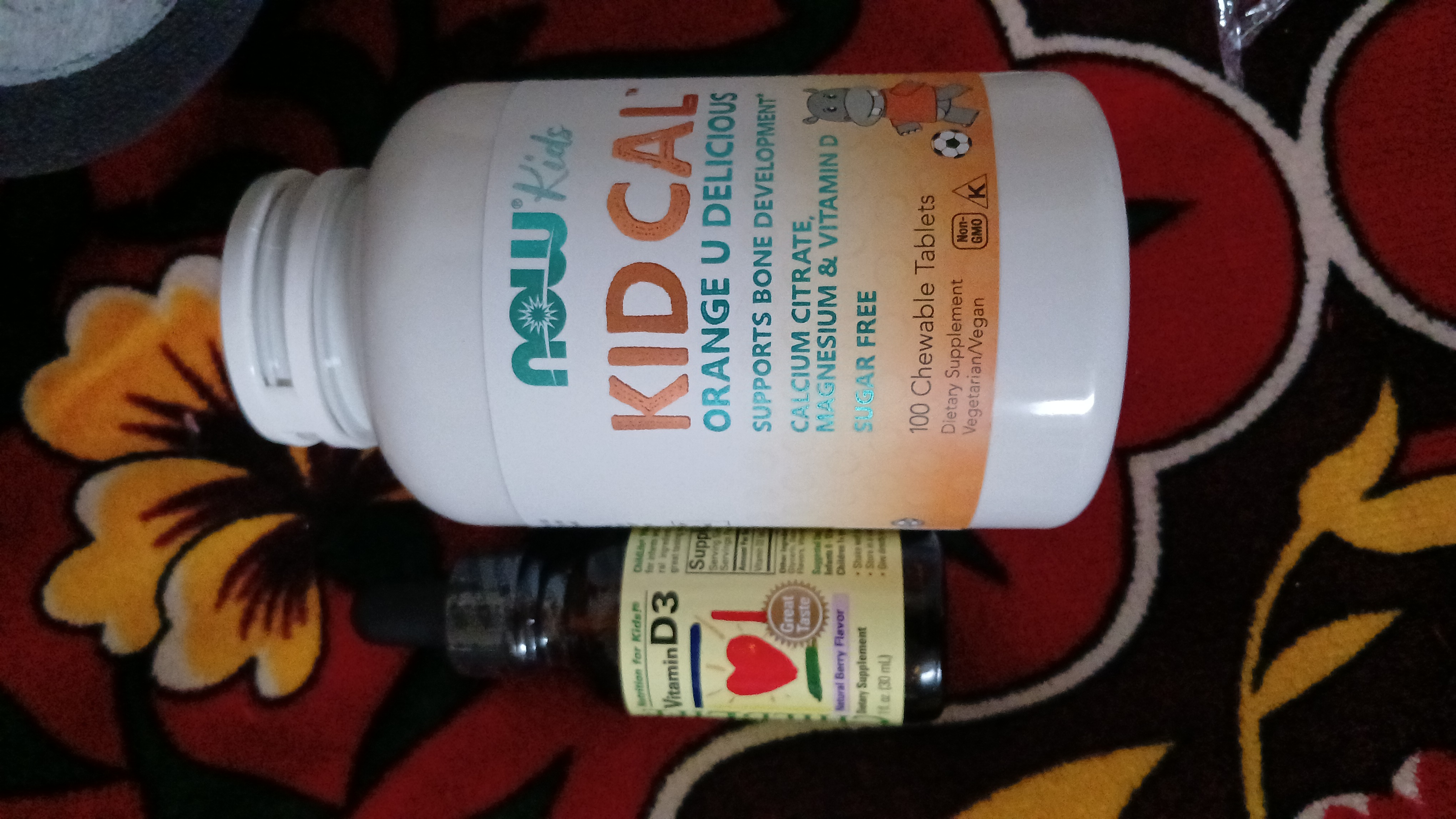 Now Foods Kid Cal, детский кальций, 100 жевательных таблеток для здоровых костей