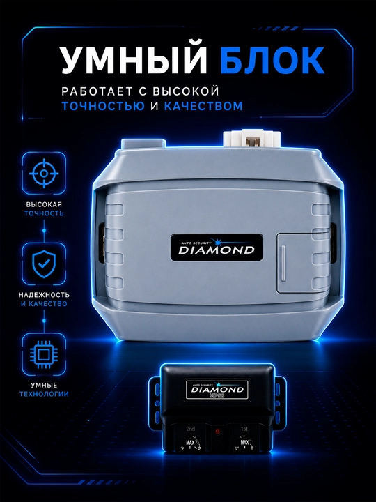 DIAMOND avtomobil signalizatsiyasi, masofadan boshqarish pulti