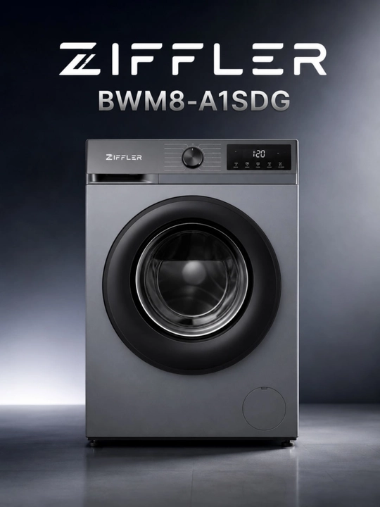 Стиральная машина ZIFFLER BWM8-A1SDG — это современная модель, сочетающая в себе стильный - 