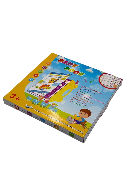 Bolalar uchun interaktiv ovozli o‘quv kitobi Baby Book ingliz alifbosida