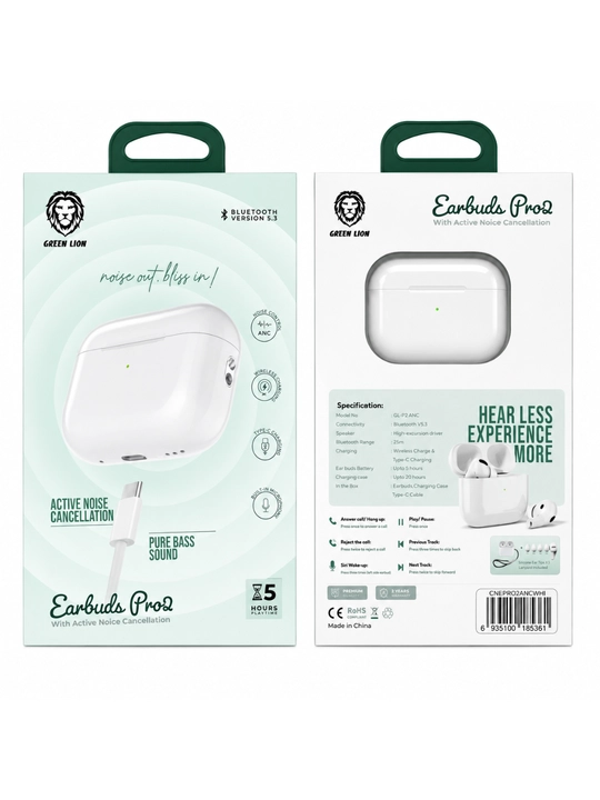 Наушники Green Lion Earbuds Pro2 ANC  - 