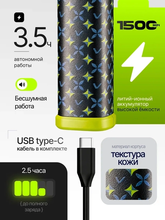 Профессиональный триммер для бороды, машинка станок для стрижки VGR