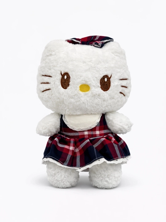 Yumshoq mushukcha qo‘g‘irchoq – paxmoq kitty o‘yinchoq, qizlar uchun - 