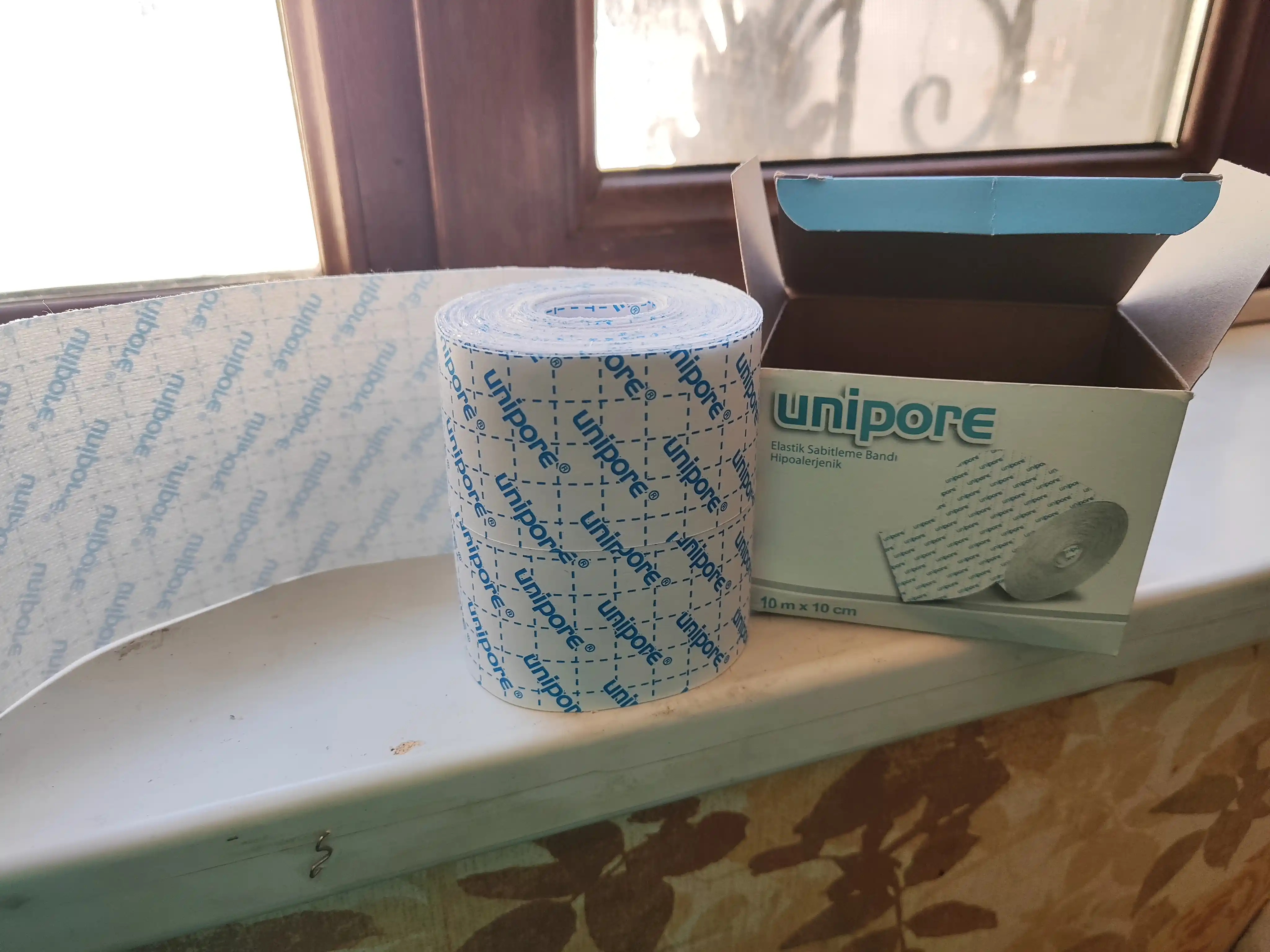 Unipore Elastic Surgical Tape 10m x 10cm – Gipoallergen jarrohlik lentalari