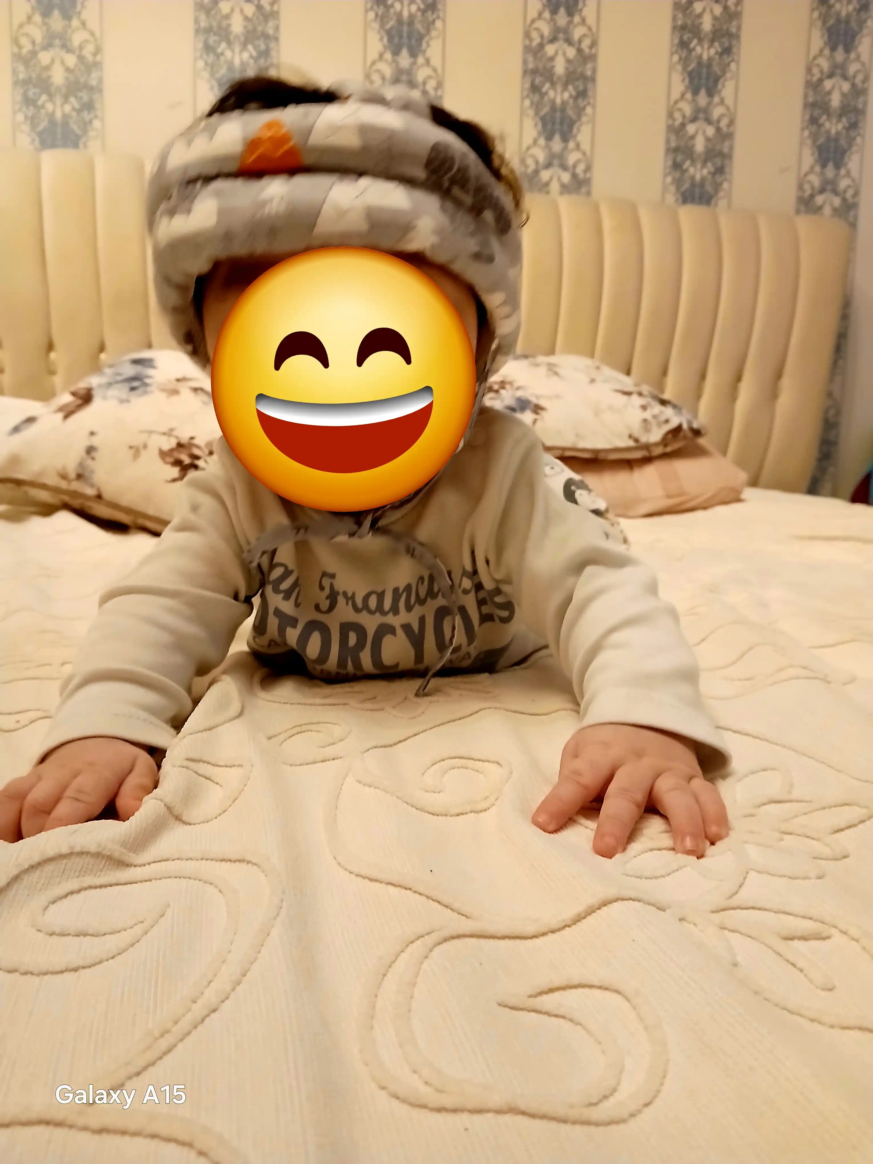 Bolalar uchun himoya shlemi, chaqaloqlar bosh kiyimi, boshga himoya, 3-36 oylik