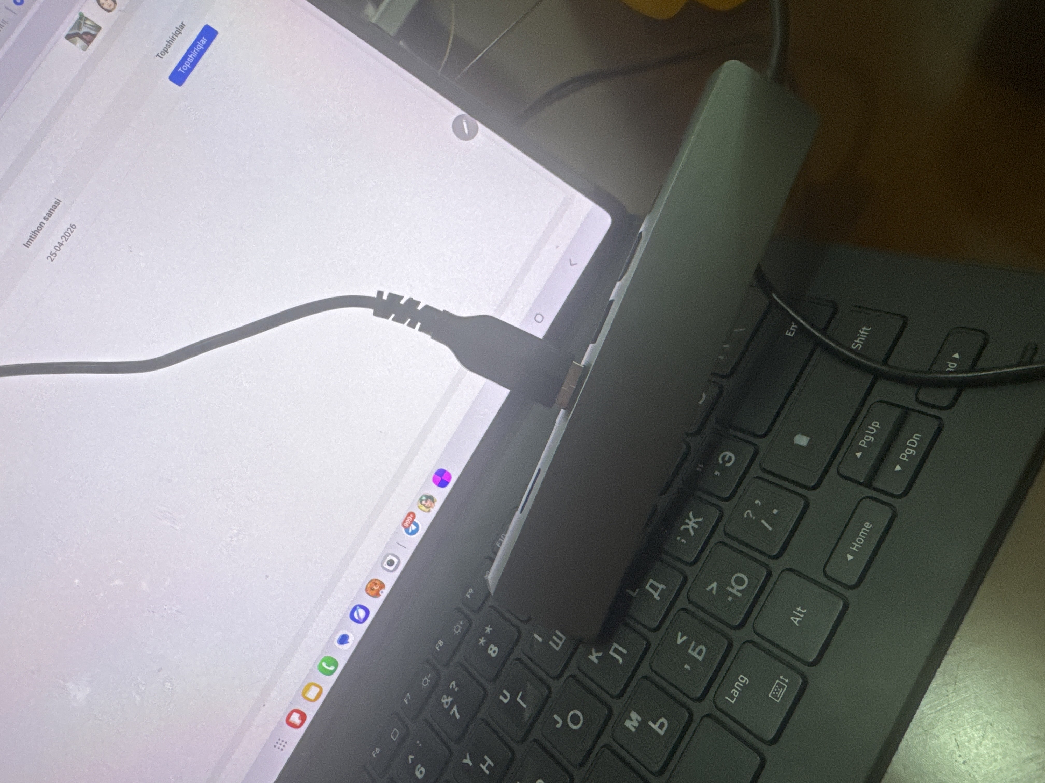 Type-C hab 8 tasi 1 da, Macbook uchun adapter, HDMI, USB, Type-C, MicroSD