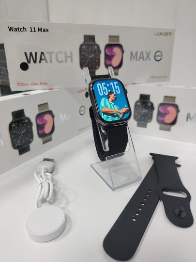 Смарт-часы Smart Watch 11 Max, для Android и iPhone, беспроводная зарядка