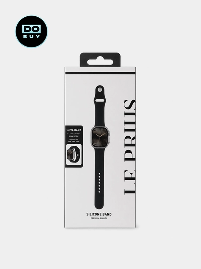 Silikon remeshok Apple Watch 10/11 46mm, sport tasma, yengil va mustahkam. LE PRIUS - 