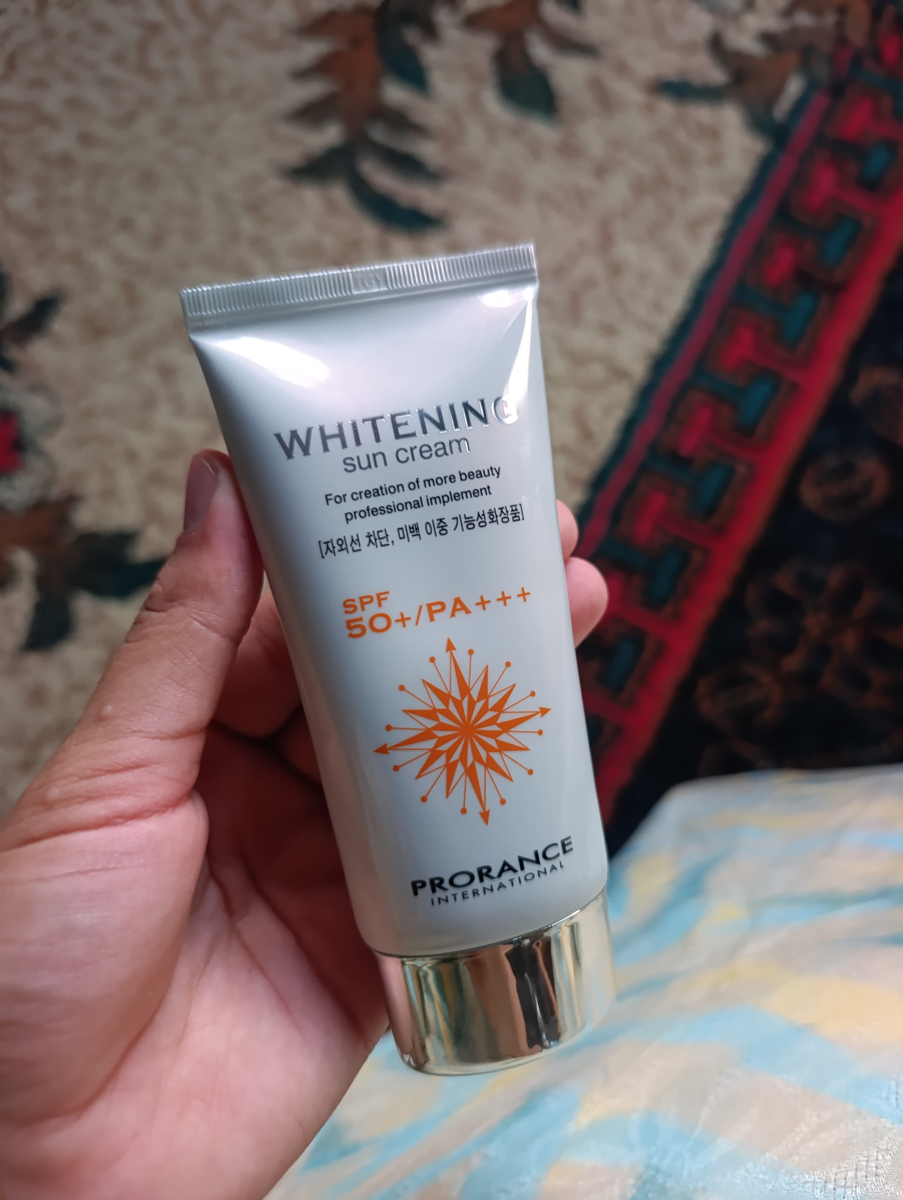 Отбеливатель против загара Prorance Whitening Sun Cream SPF 50+, PA + + + 70 мл