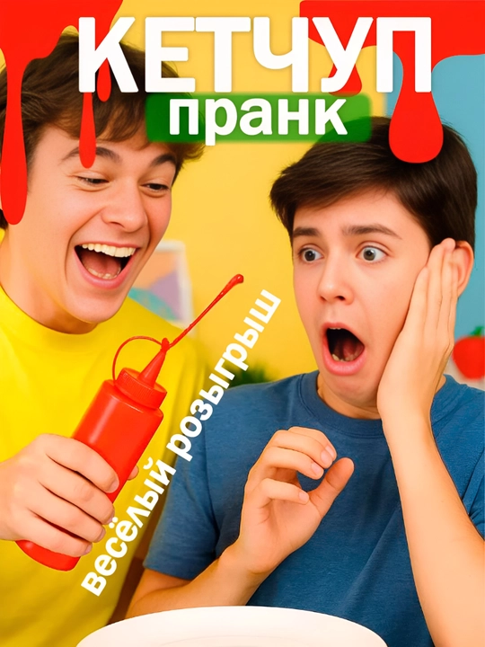 Кетчуп пранк. Игрушка для приколов. Для детей и для взрослых - 