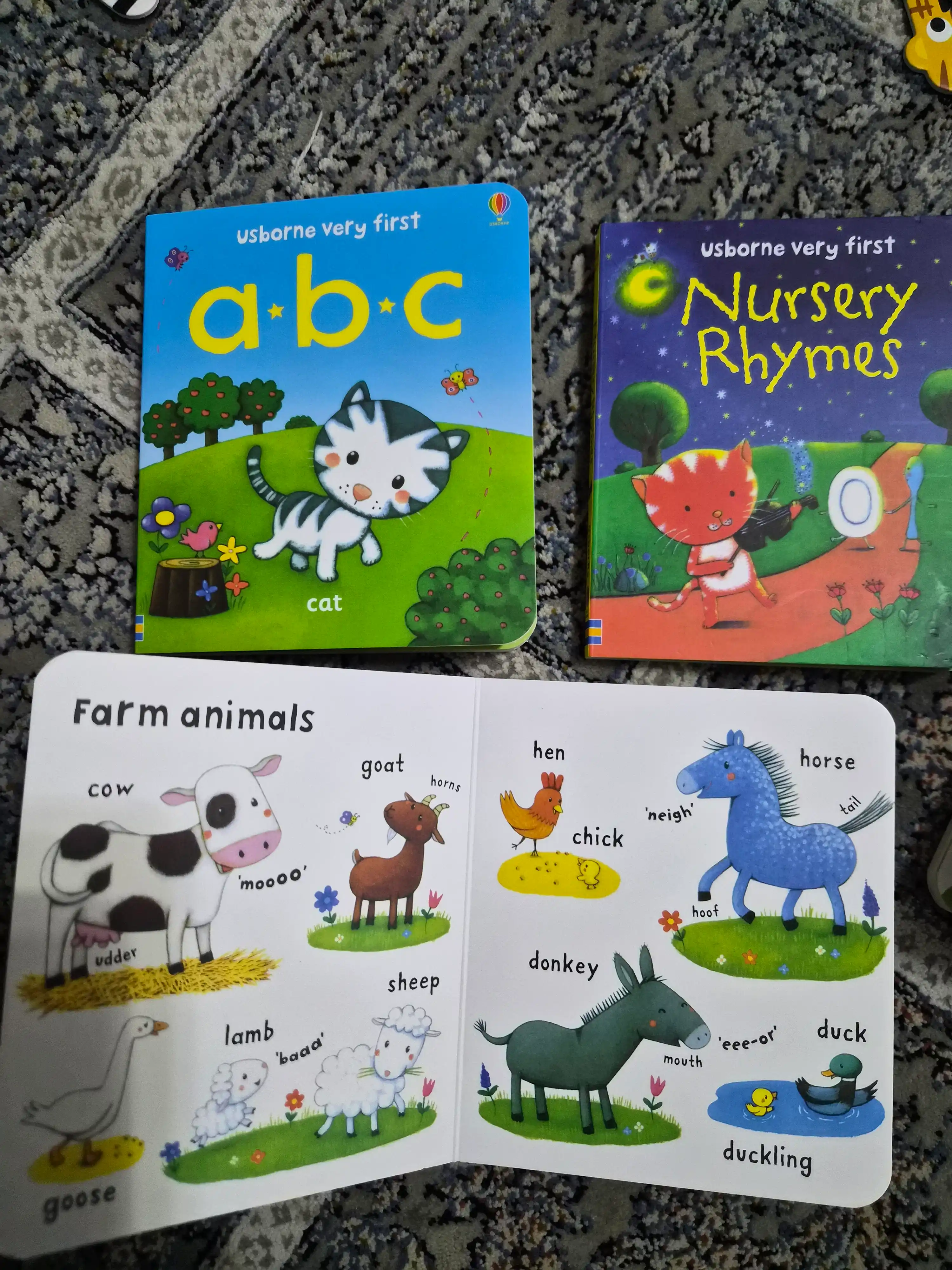 Usborne Very First Words —  10 ta rivojlantiruvchi karton kitoblar to`plami