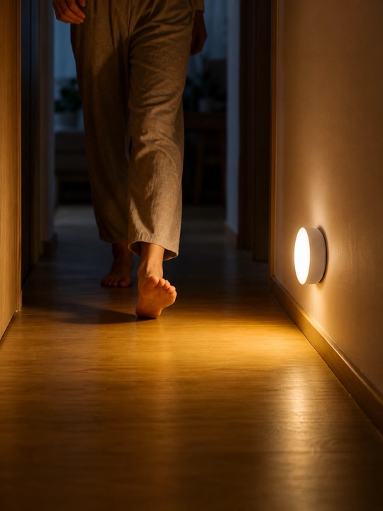 Ko‘chma yopishqoq LED yoritgich, Harakat sensoriga ega LED chiroq