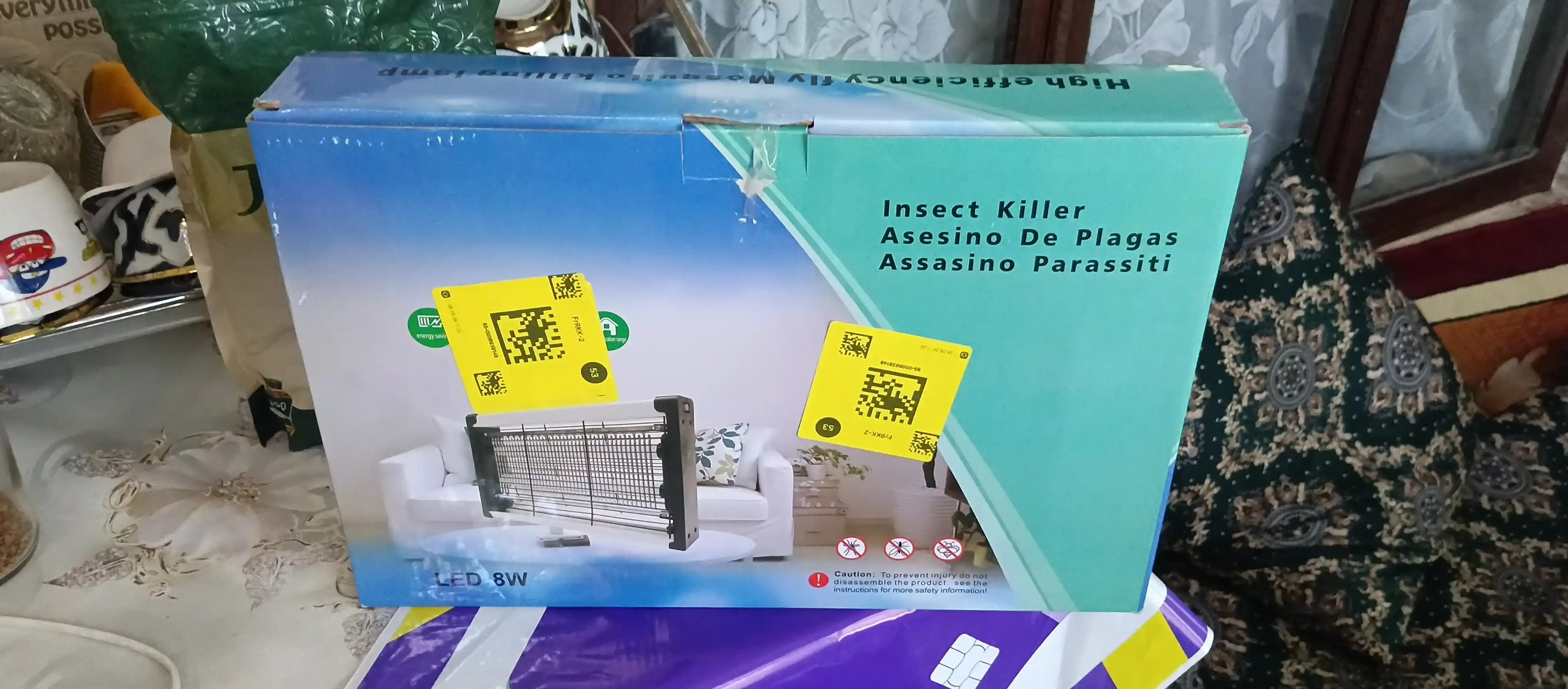 Chivin, pashsha va hasharotlarga qarshi elektr chivin urgich