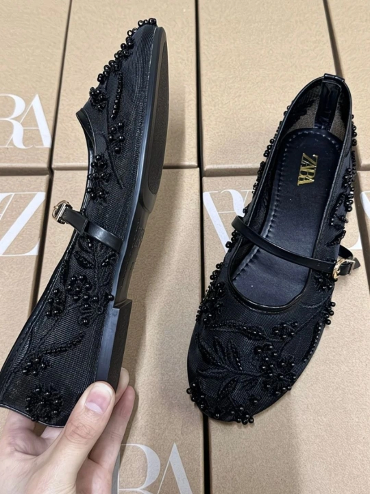Балетки ZARA, элегантные балетки, балетки для женщин и девочек, для весны и лета